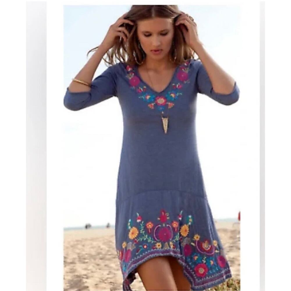 Johnny Was Bronwyn Inspired Flounce Dress